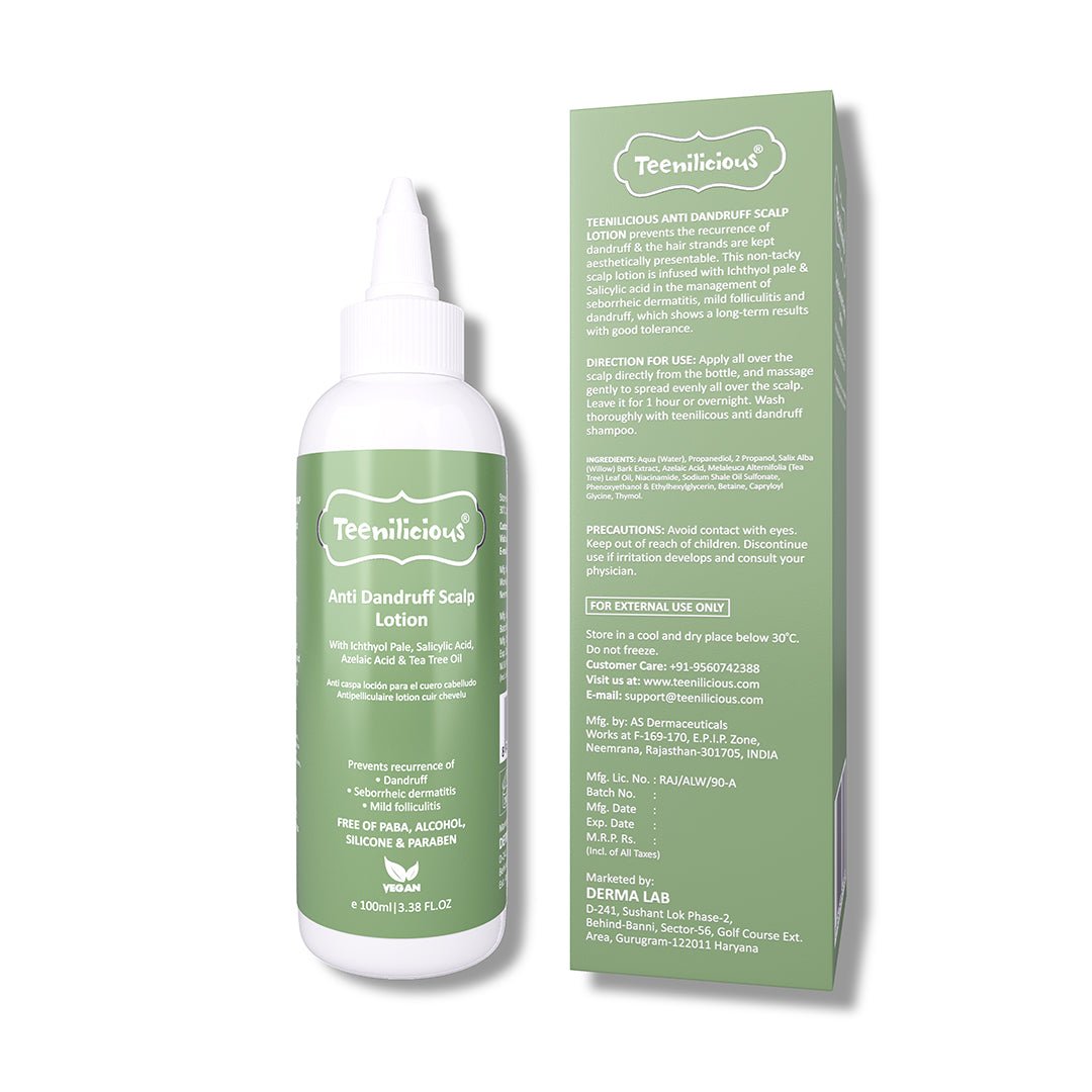 Fixderma Teenilicious Anti Dandruff Shampoo & Scalp Lotion Combo Kit | Prevents Recurrence of Dandruff, Face Cleanser 60g + Face Toner 100ml + Face Gel 30g - Image 6 - Buy from Indicrest