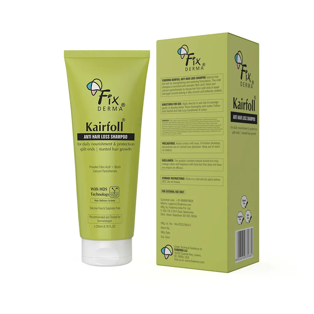 Fixderma Kairfoll Anti Hair Loss Shampoo | Vital Amino Acids to Revitalize and Promote Hair Growth, 200ml - Image 8 - Buy from Indicrest