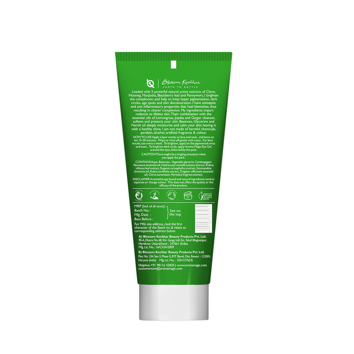 Aroma Magic Anti-Pigmentation Glossy Pack For Blemishes & Dark Circles, 100g - Image 6 - Buy from Indicrest