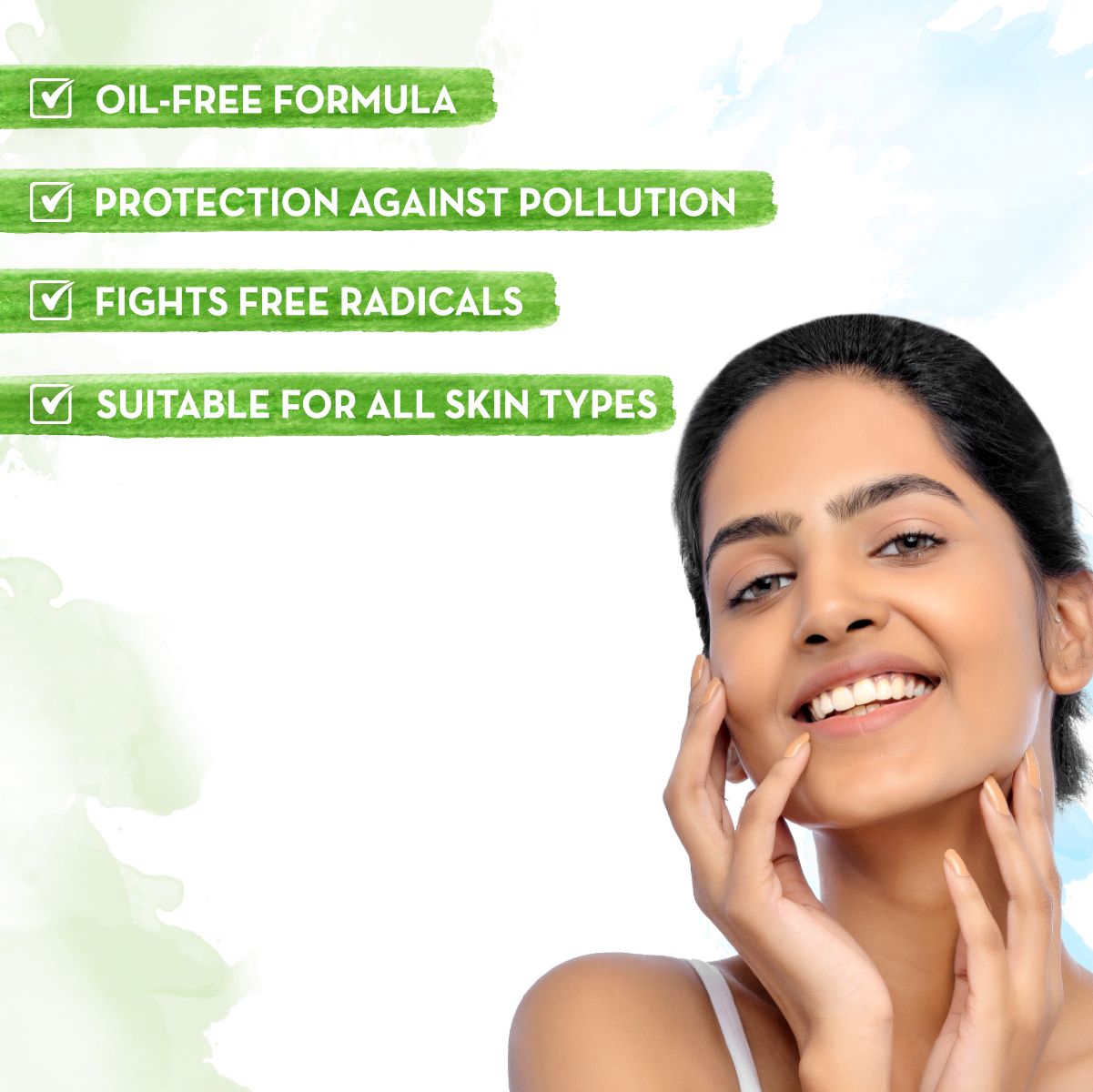 Mamaearth Anti-Pollution Daily Face Cream, for Dry and Oily Skin, with Turmeric and Pollustop For a Bright Glowing Skin, 80ml - Image 2 - Buy from Indicrest