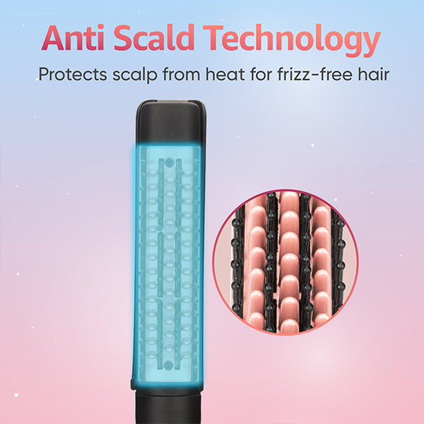 Vega Glam Shine 2 In 1 Hair Straightener & Brush-VHSSB-01