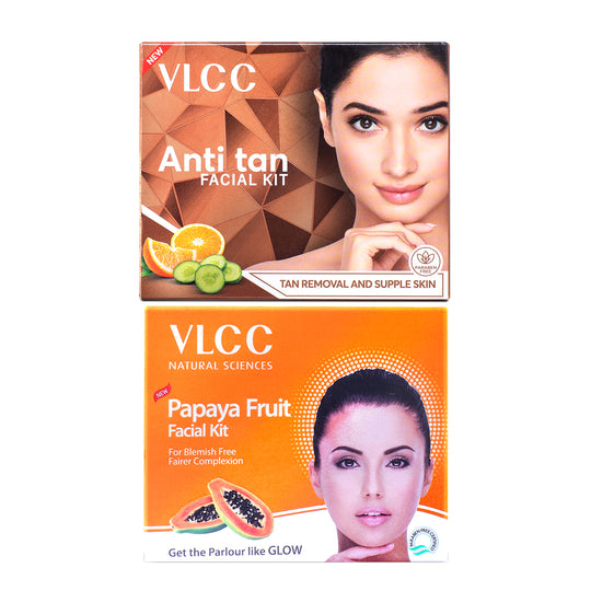 VLCC Papaya Fruit and Anti Tan Facial Kit - Buy from Indicrest