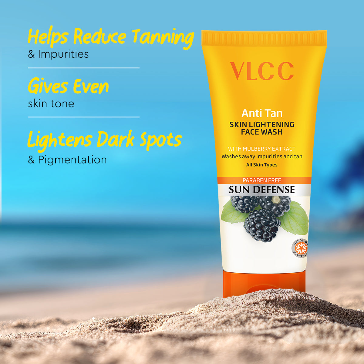 VLCC Anti Tan Skin Lightening Face Wash - 300 ml - Buy One Get One - Image 3 - Buy from Indicrest