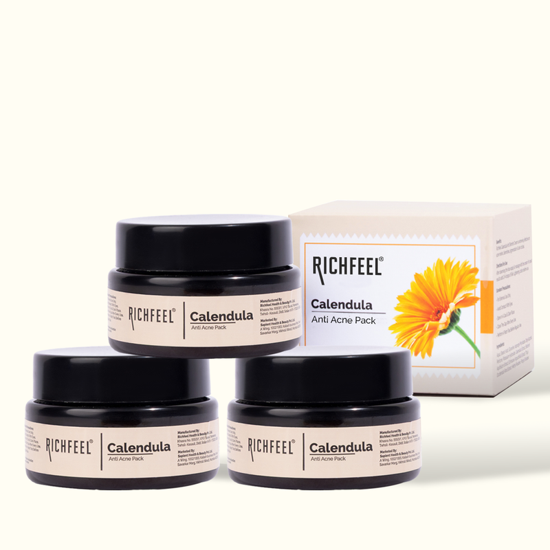 Richfeell Anti Acne Pack 50 G Pack of 3 - Buy from Indicrest