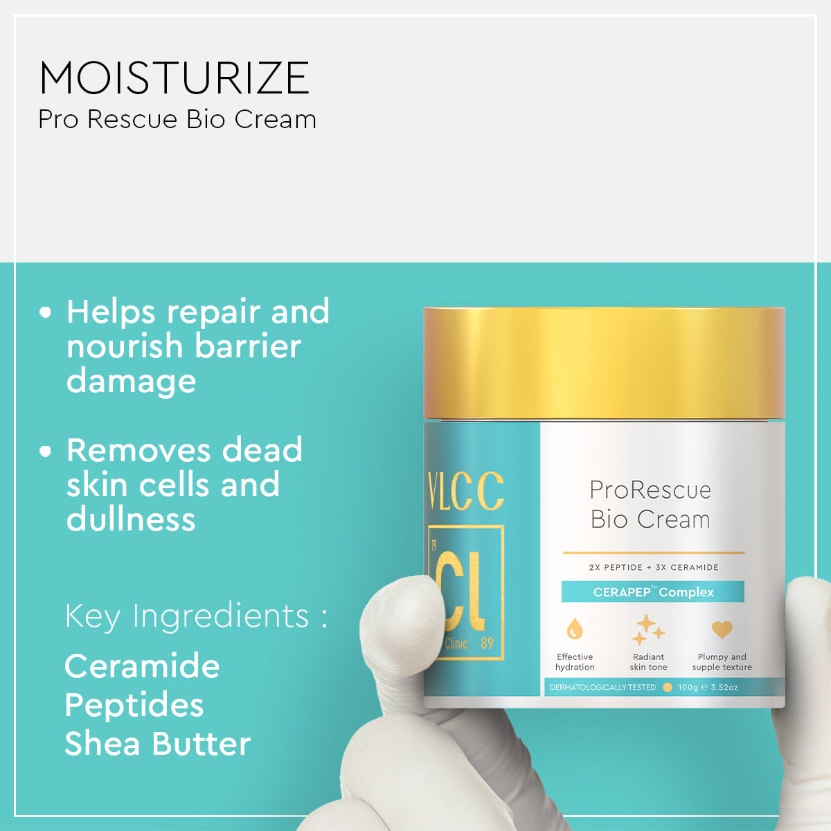 VLCC 5X Anti Ageing Skin Repair Kit with Ceramides and Peptides - Image 5 - Buy from Indicrest