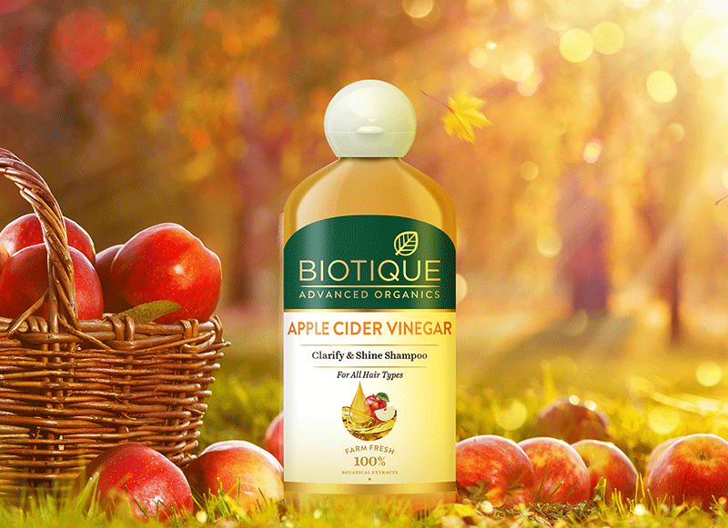 Biotique Apple Cider Vinegar Clarify & Shine Shampoo, 300ml - Image 5 - Buy from Indicrest