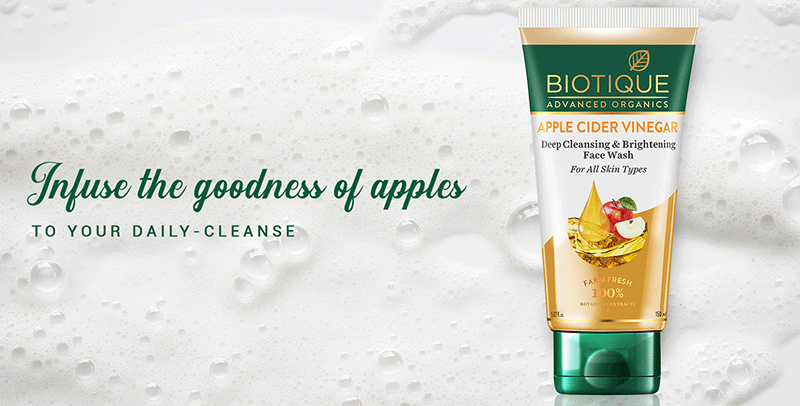 Biotique Apple Cider Vinegar face wash, 150ml - Image 6 - Buy from Indicrest