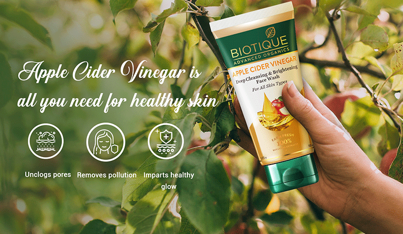 Biotique Apple Cider Vinegar face wash, 150ml - Image 7 - Buy from Indicrest