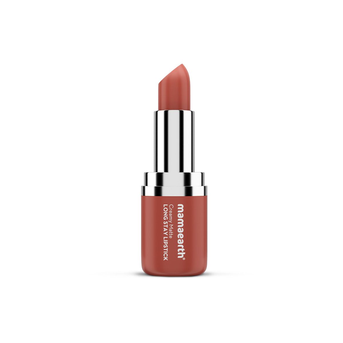 Mamaearth Creamy Matte Long Stay Lipstick with Murumuru Butter and Vitamin E, 4.2g | Apricot Taupe - Image 7 - Buy from Indicrest