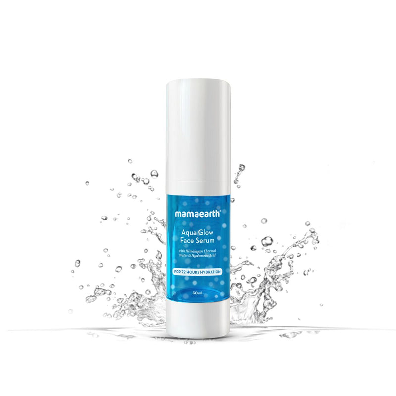 Mamaearth Aqua Glow Face Serum with Himalayan Thermal Water and Hyaluronic Acid, 30ml - Buy from Indicrest