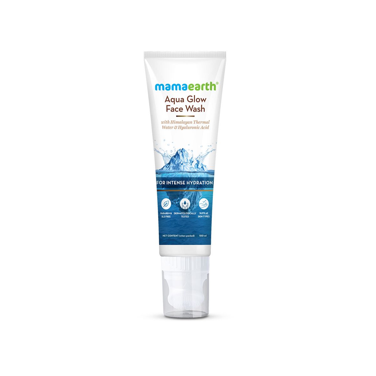 Mamaearth Aqua Glow Face Wash With Himalayan Thermal Water and Hyaluronic Acid for Intense Hydration, 100ml - Image 8 - Buy from Indicrest