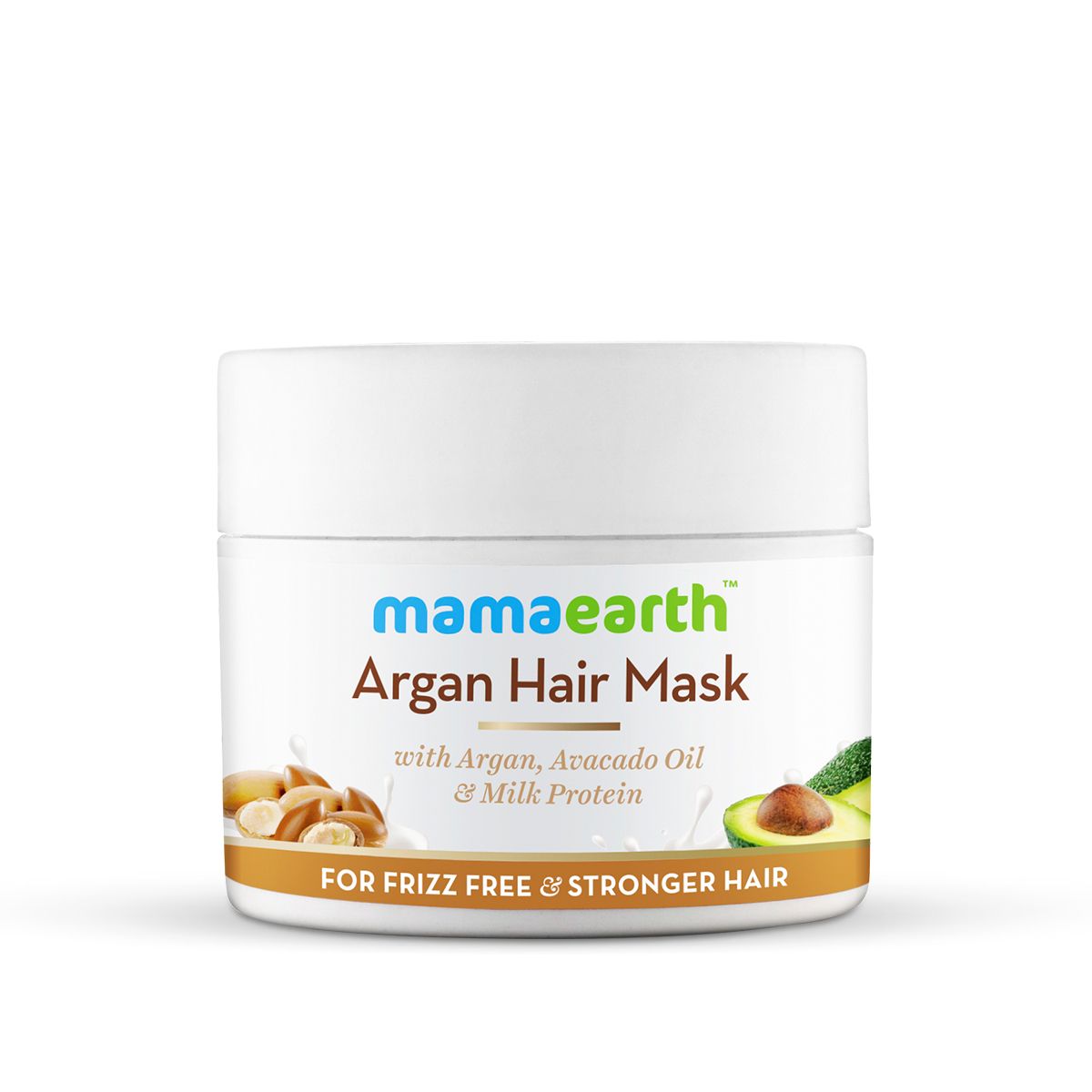 Mamaearth Argan Hair Mask with Argan, Avocado Oil, and Milk Protein for Frizz-free and Stronger Hair-200ml - Image 8 - Buy from Indicrest