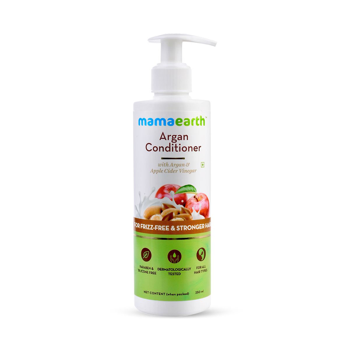 Mamaearth Argan Conditioner with Argan and Apple Cider Vinegar for Frizz-Free and Stronger Hair, 250ml - Image 8 - Buy from Indicrest
