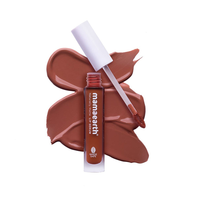 Mamaearth Naturally Matte Liquid Lipstick, 3ml | Caramel Nude - Buy from Indicrest