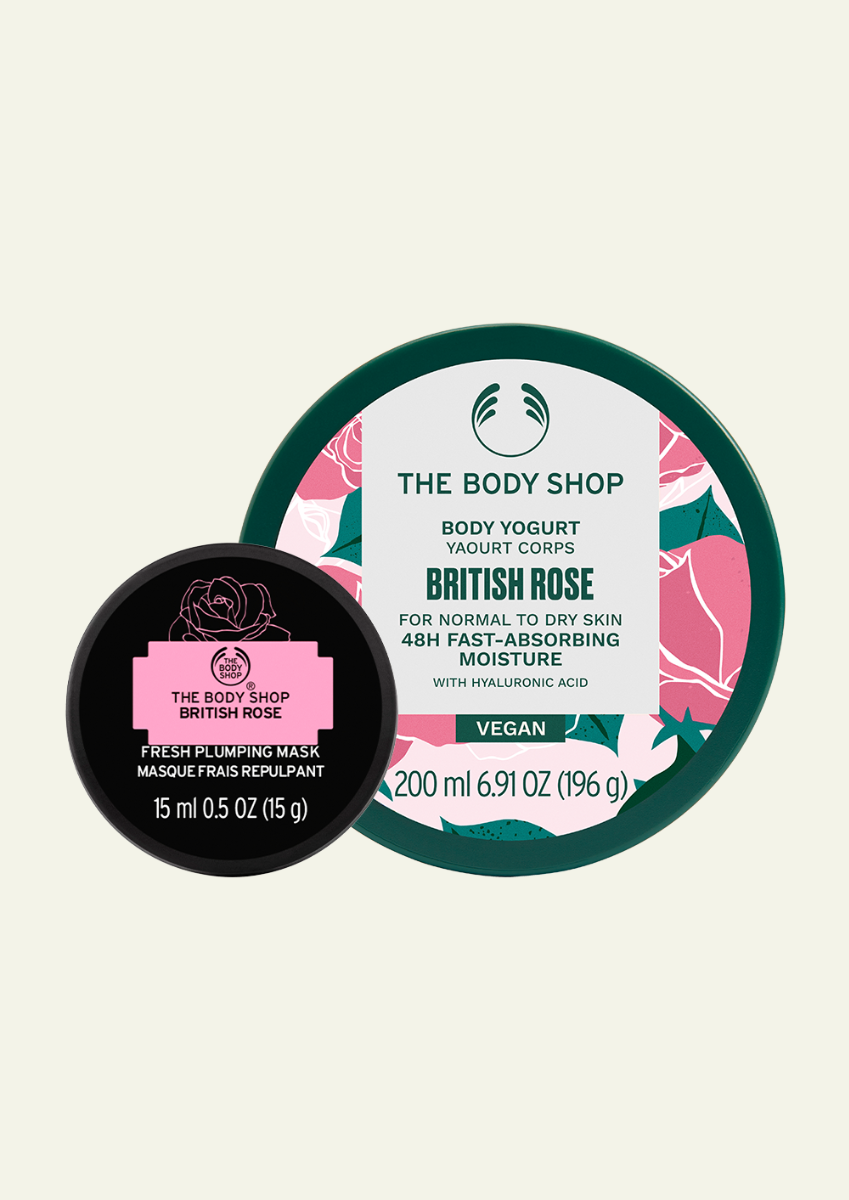 The Body Shop British Rose Pamper Duo, 2pc