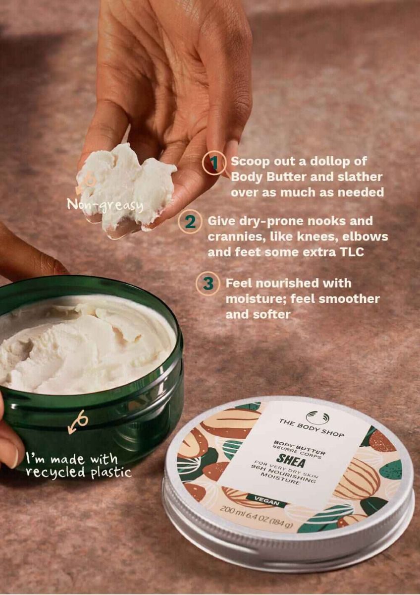 The Body Shop Shea Body Butter, 200ml x 2
