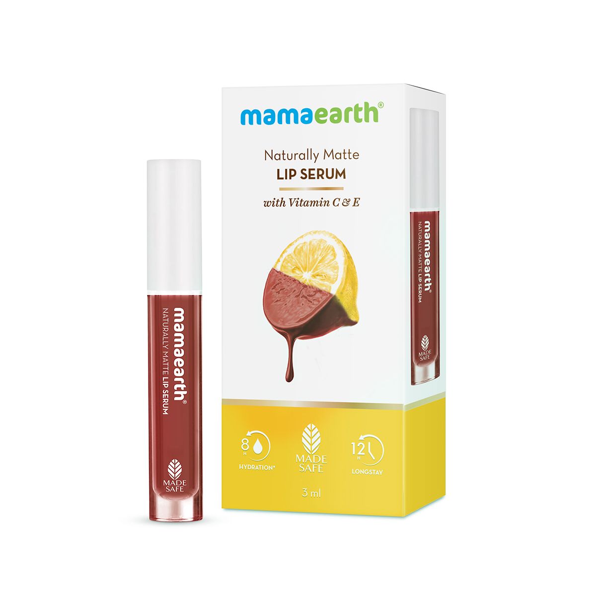 Mamaearth Naturally Matte Liquid Lipstick, 3ml | Caramel Nude - Image 7 - Buy from Indicrest