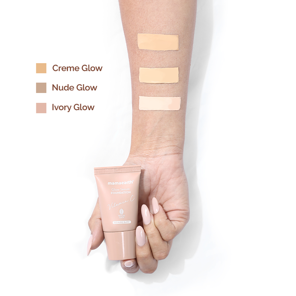 Mamaearth Glow Serum Foundation Mini Tube, Ivory Glow, 18ml - Image 4 - Buy from Indicrest