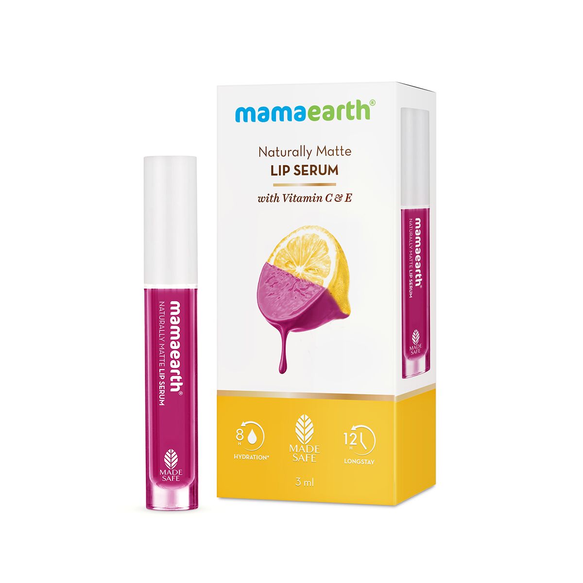 Mamaearth Naturally Matte Liquid Lipstick, 3ml | Berryddict Magenta - Image 8 - Buy from Indicrest