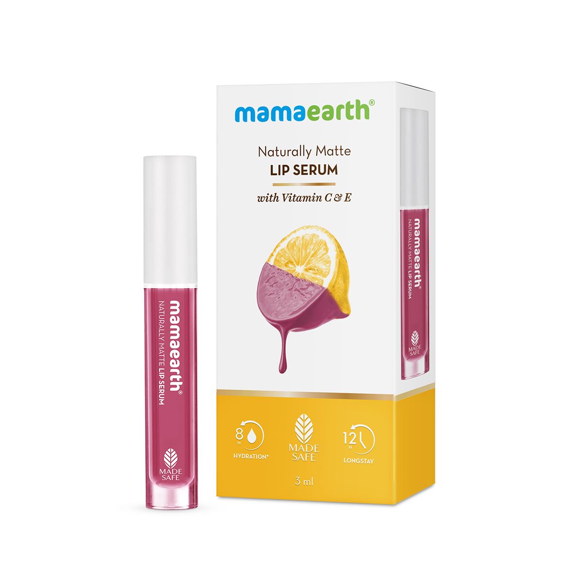 Mamaearth Naturally Matte Liquid Lipstick, 3ml | Pink Daffodil - Image 8 - Buy from Indicrest