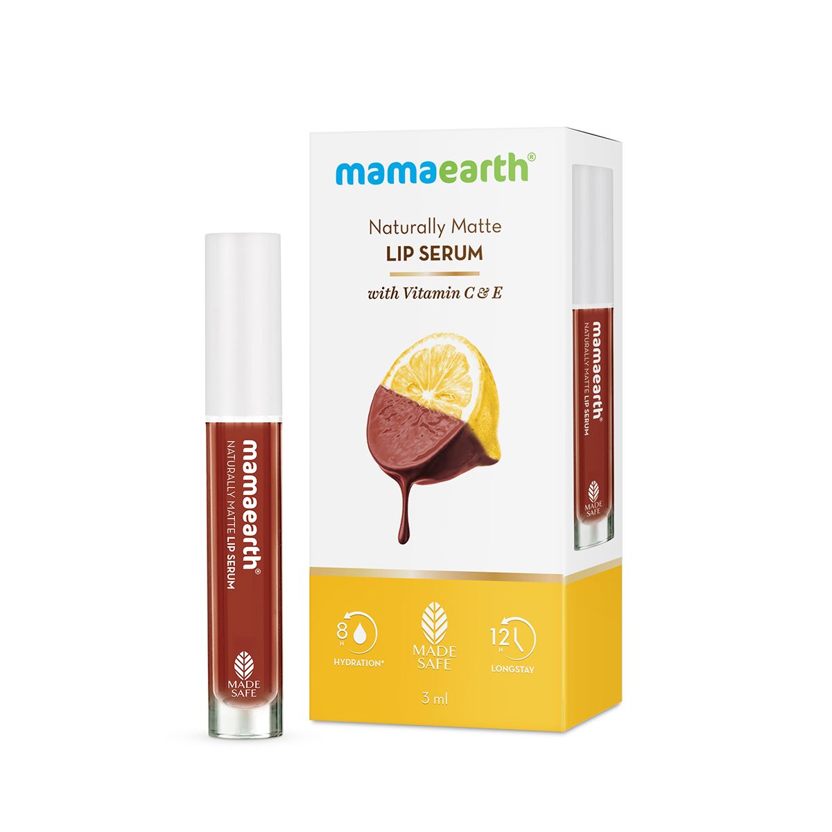 Mamaearth Naturally Matte Liquid Lipstick, 3ml | Chocolate Truffle - Image 8 - Buy from Indicrest