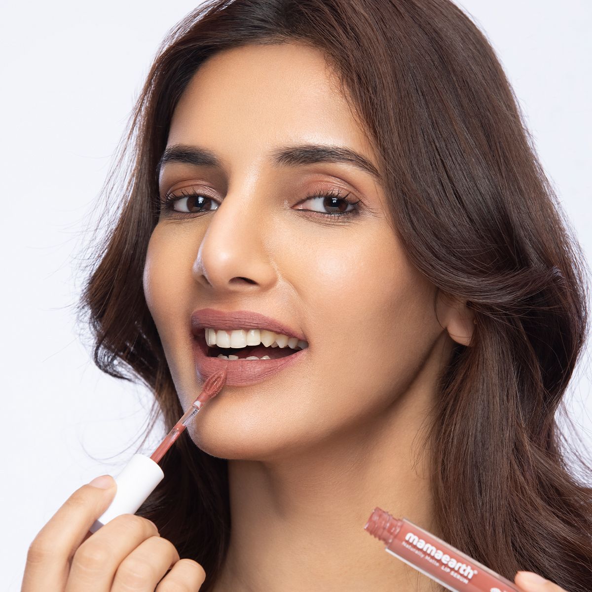Mamaearth Naturally Matte Liquid Lipstick, 3ml | Caramel Nude - Image 2 - Buy from Indicrest