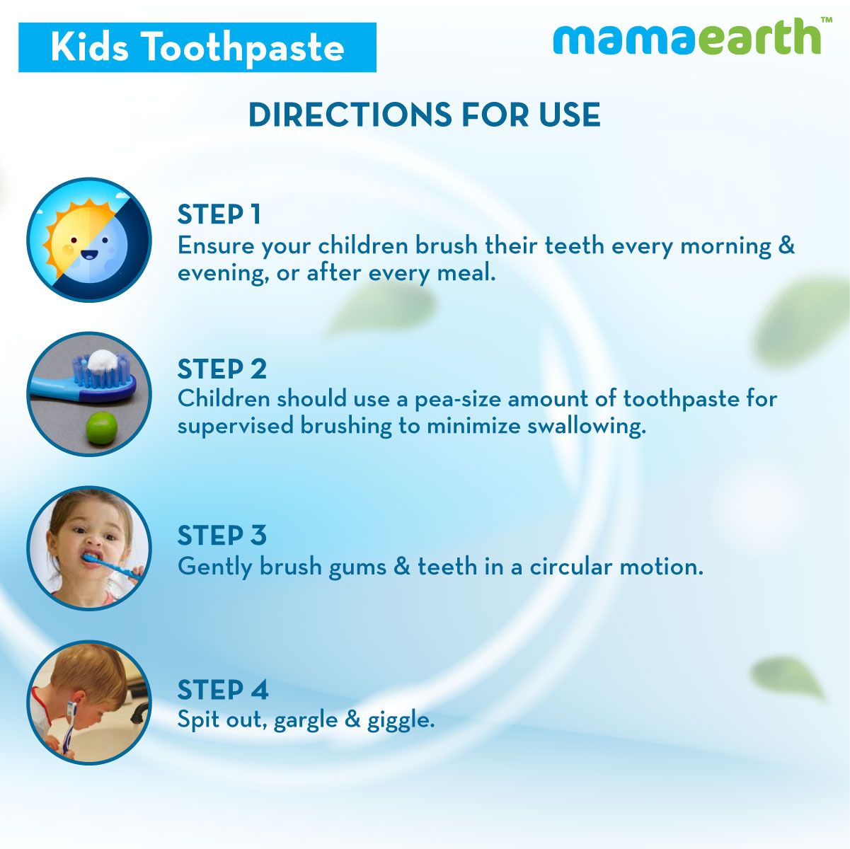 Mamaearth Sulfate Free Awesome Orange Toothpaste For Kids With Fluoride - Image 7 - Buy from Indicrest