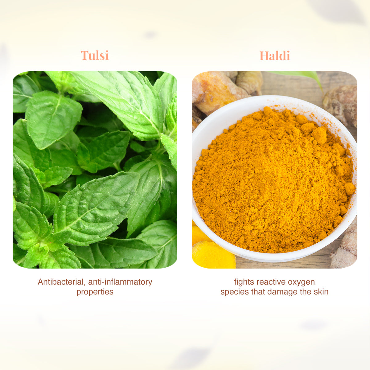 VLCC Ayurveda Deep Pore Cleansing Haldi and Tulsi Face Wash - 100 ml - Image 4 - Buy from Indicrest