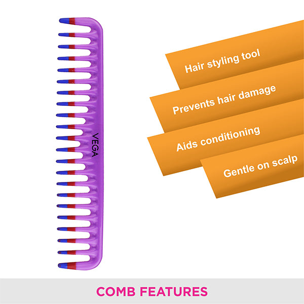 Vega De-Tangling Comb - 1266