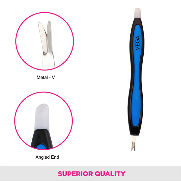 Vega Soft Touch Cuticle Trimmer and Pusher - CTP-01N