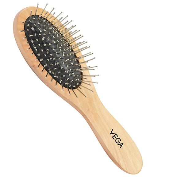 Vega Compact Wooden Hair brush - R2-CB