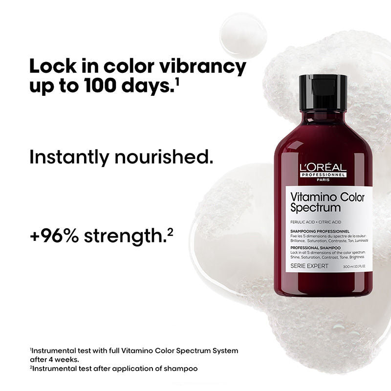 L'Oreal Professionnel Vitamino Color Spectrum Shampoo, Hair Mask & Glass Shine Serum Combo
(3pcs)8989