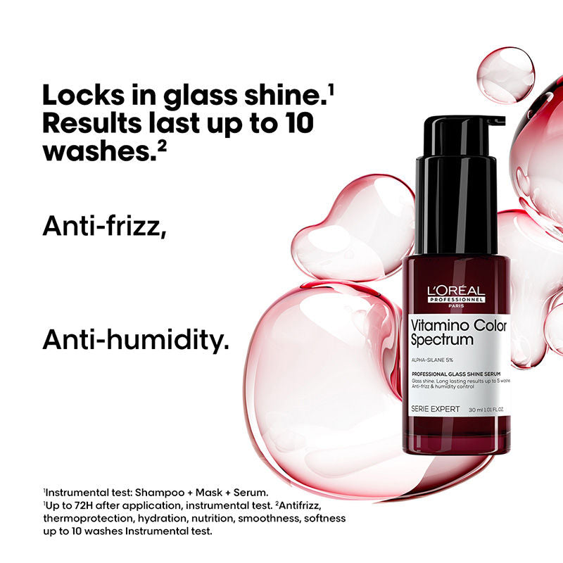 L'Oreal Professionnel Vitamino Color Spectrum Shampoo, Hair Mask & Glass Shine Serum Combo
(3pcs)9191