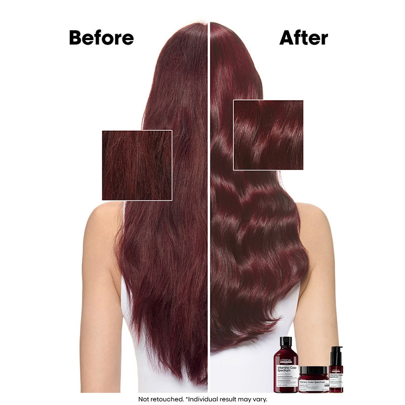L'Oreal Professionnel Vitamino Color Spectrum Shampoo, Hair Mask & Glass Shine Serum Combo
(3pcs)9393