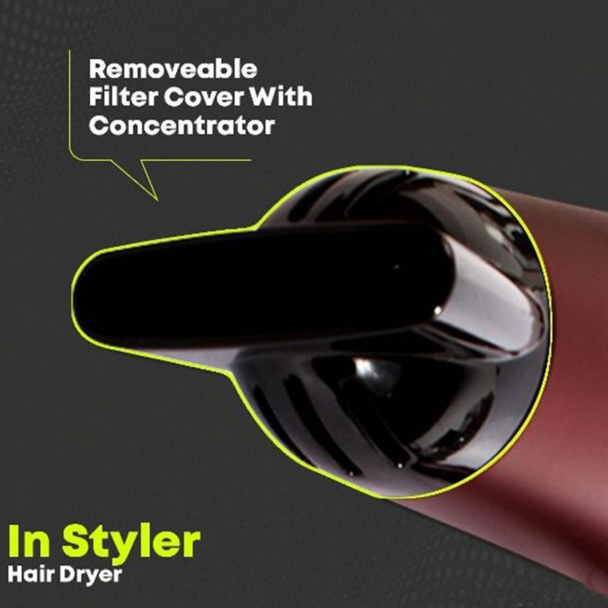 Babila In Styler Hair Dryer - (BHD-E05)