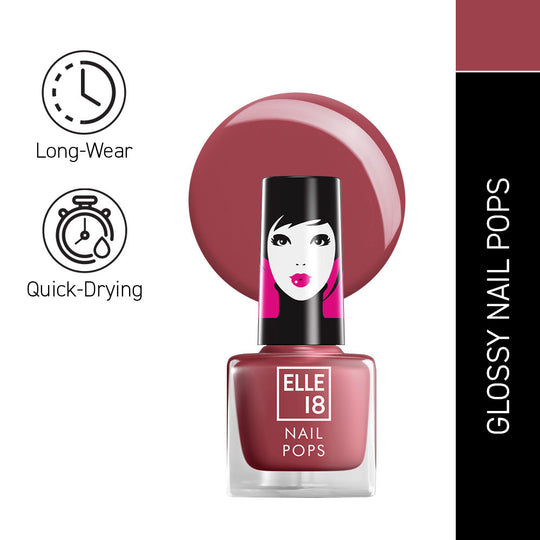 Elle 18 il Pops il Polish Glossy Finish, Quick-drying & Long Wearing - 160, 5ml Buy at Indicrest