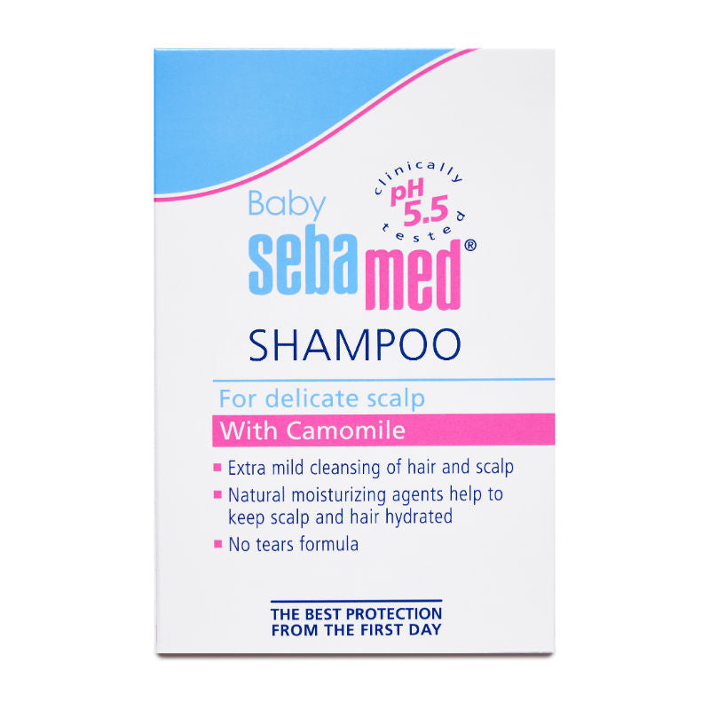 Sebamed Baby Shampoo, PH 5.5, Camomile, Natural Moisturisers, No Tears Formula,For Delicate Scalp, 150ml