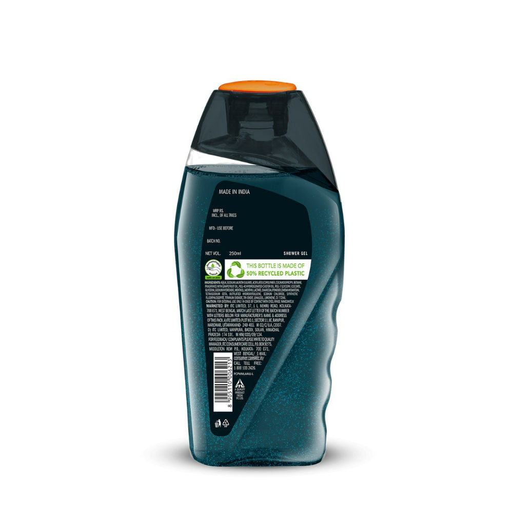 Fiama Men’s Shower Gel Deep Clean, Body Wash with Charcoal & Graperuit for Refreshed Skin, 250ml Buy at Indicrest Image 6