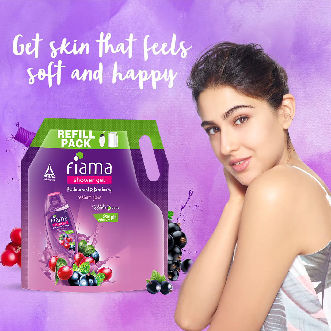 Fiama Shower Gel Blackcurrant & Bearberry with Skin Conditioners for Radiant Glow, 1400ml Buy at Indicrest Image 3