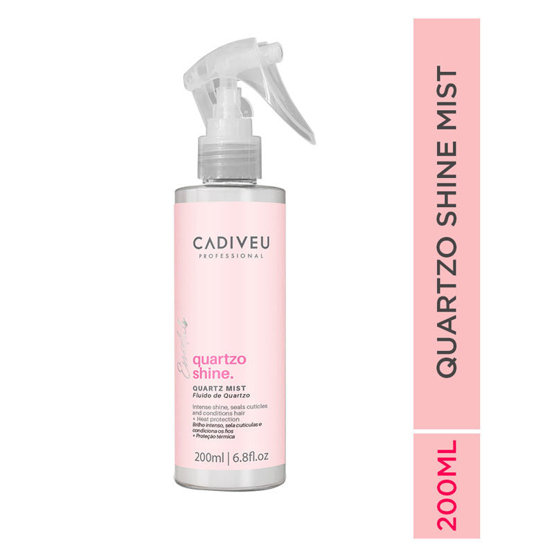 Cadiveu Quartzo Shine Fluid Mist For Soft & Shiny Hair (200ml) - Buy from Indicrest