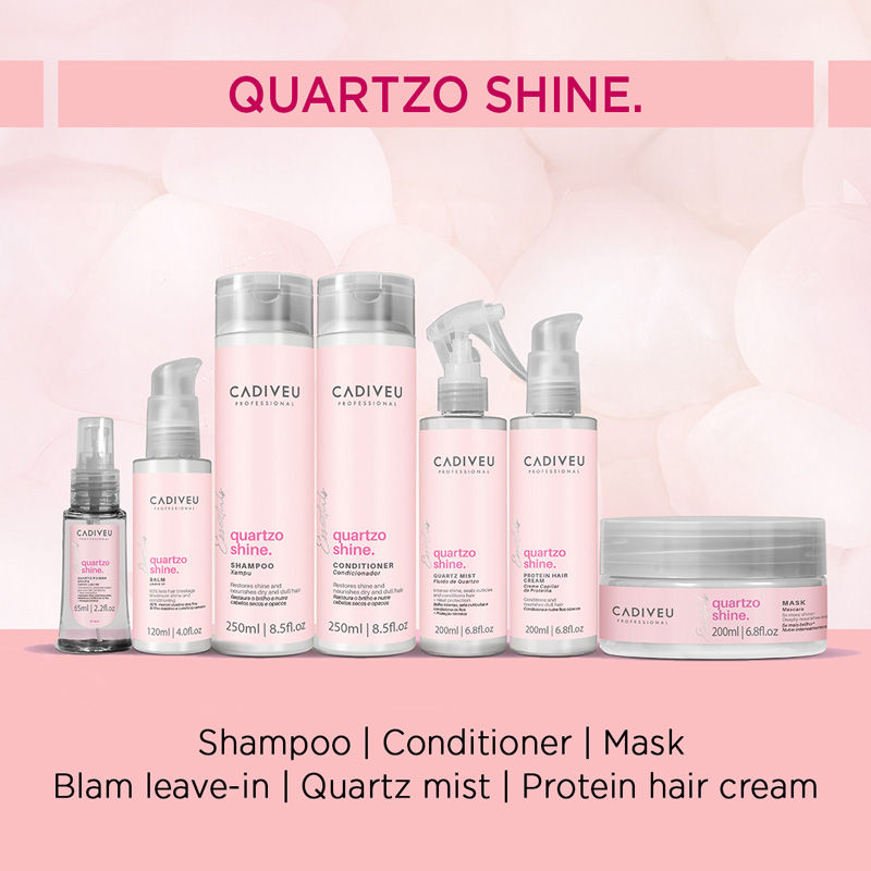 Cadiveu Quartzo Shine Fluid Mist For Soft & Shiny Hair (200ml) - Image 5 - Buy from Indicrest