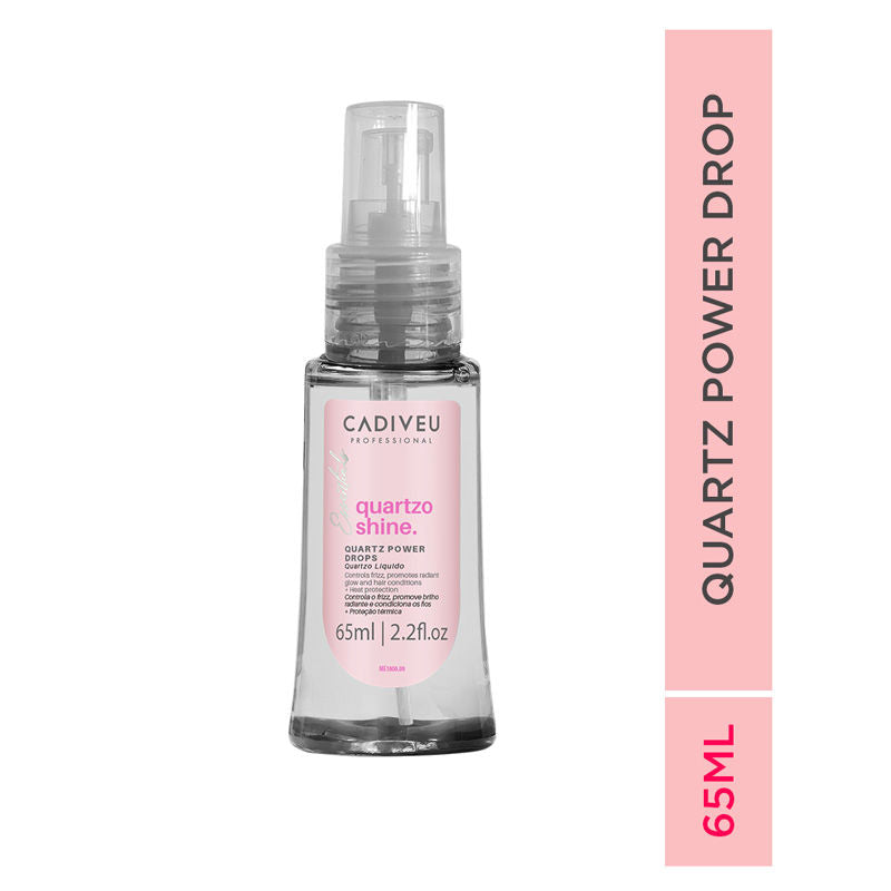 Cadiveu Quartzo Shine Liquid Quartz Hair Serum For Soft & Shiny Hair (65ml) - Buy from Indicrest