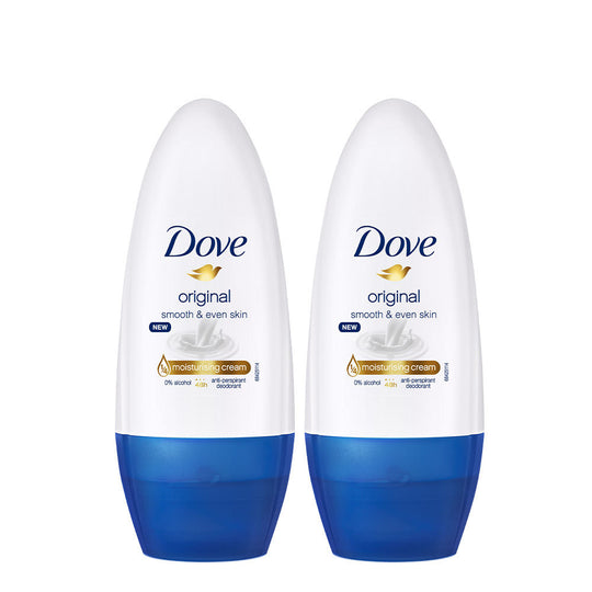 Dove Original Deodorant Roll On (Pack of 2), 100ml Buy at Indicrest