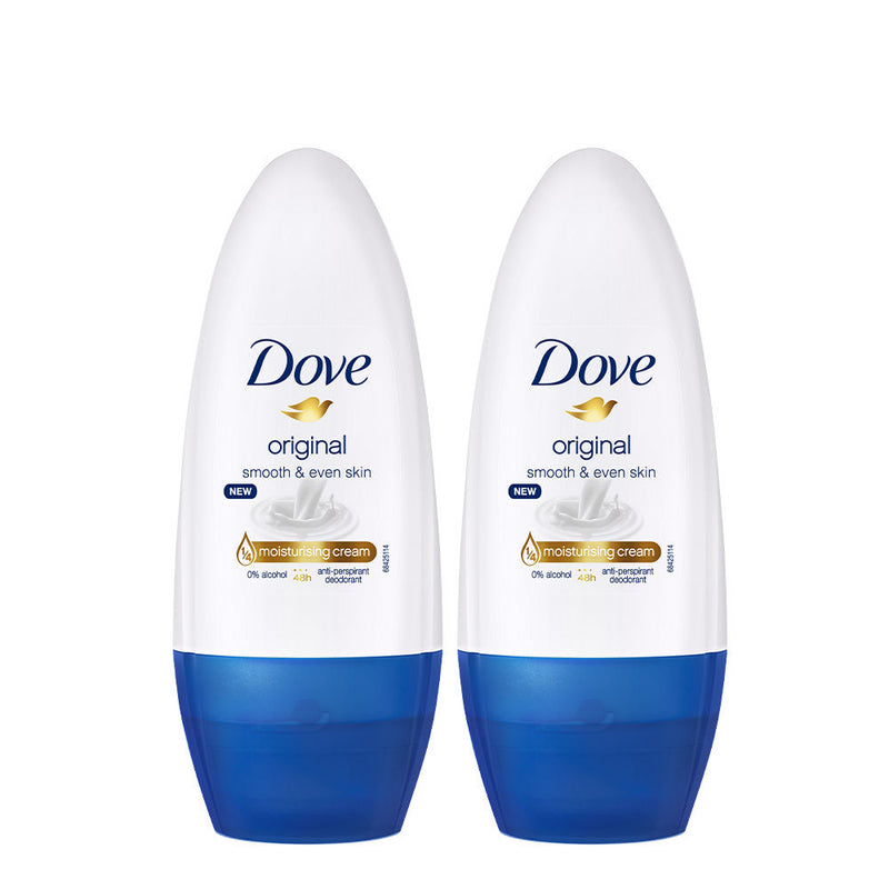 Dove Original Deodorant Roll On (Pack of 2), 100ml Buy at Indicrest
