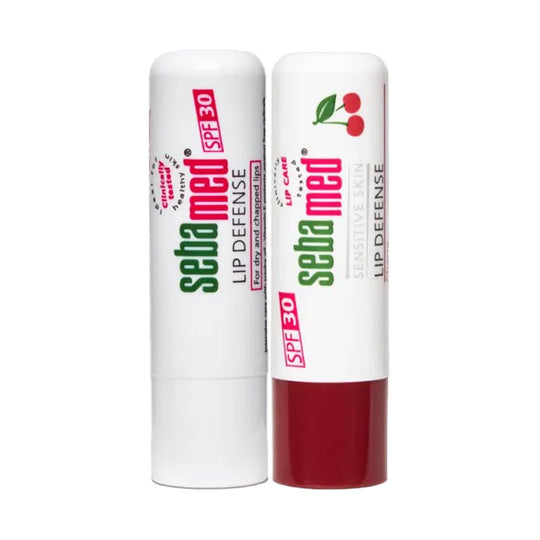 Sebamed Cherry Lip Balm & Regular Lip Defense Each, 4.8g Combo Buy at Indicrest