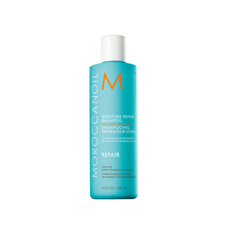 Moroccanoil Moisture Repair Shampoo with Argan Oil, Keratin, Fatty Acids for Revives Damaged Hair, 250ml, Buy from Indicrest