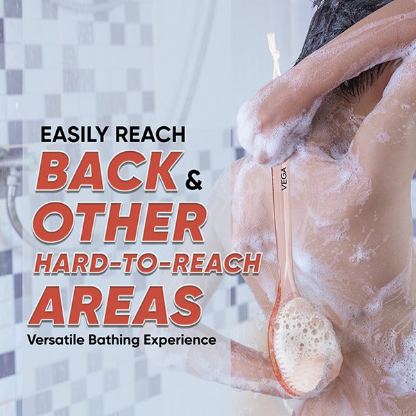 Vega New Luxury Bristle Bath Brush - BA-1/3