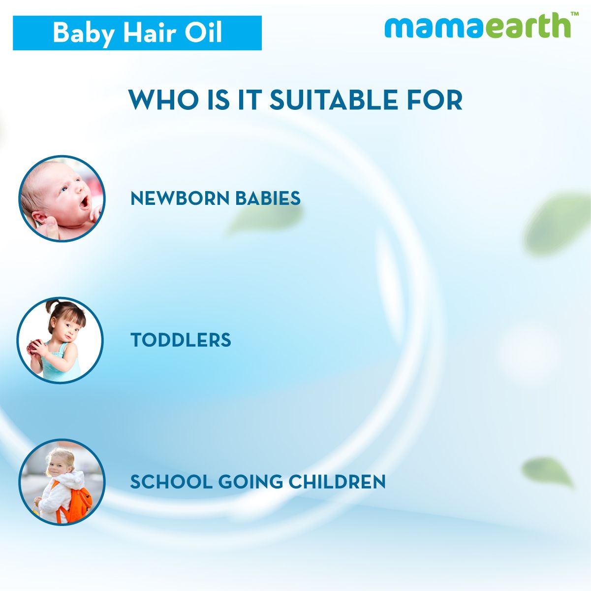 Mamaearth Nourishing Hair Oil for Babies with Almond and Avocado Oil, 200ml - Image 5 - Buy from Indicrest