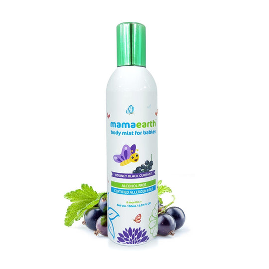 Mamaearth Bouncy Black Currant Body Mist For Babies - Buy from Indicrest
