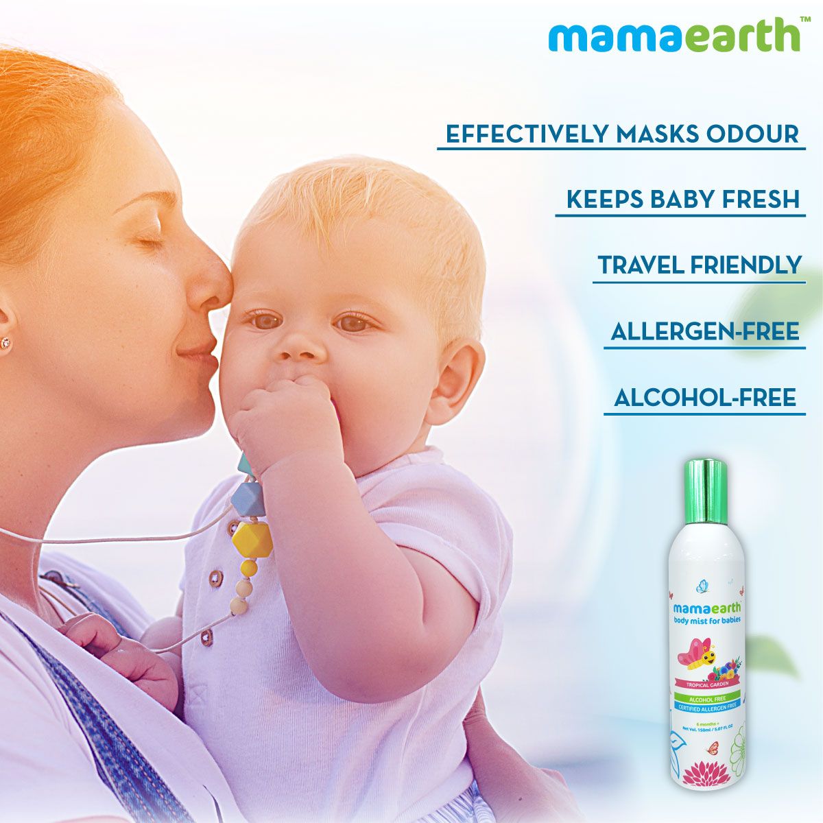 Mamaearth Tropical Garden Body Mist For Babies - Image 2 - Buy from Indicrest